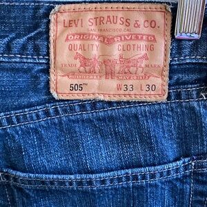 Womens Levi 505 W33 L30